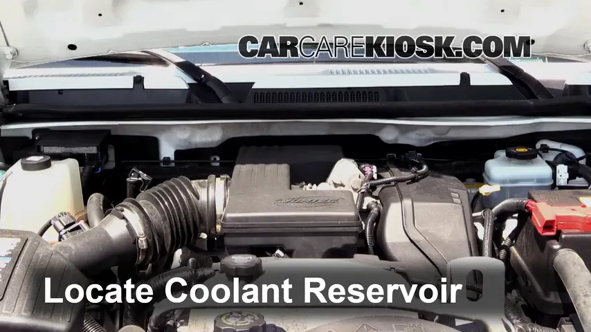 2009 Hummer H3 3.7L 5 Cyl. Coolant (Antifreeze) Check Coolant Level